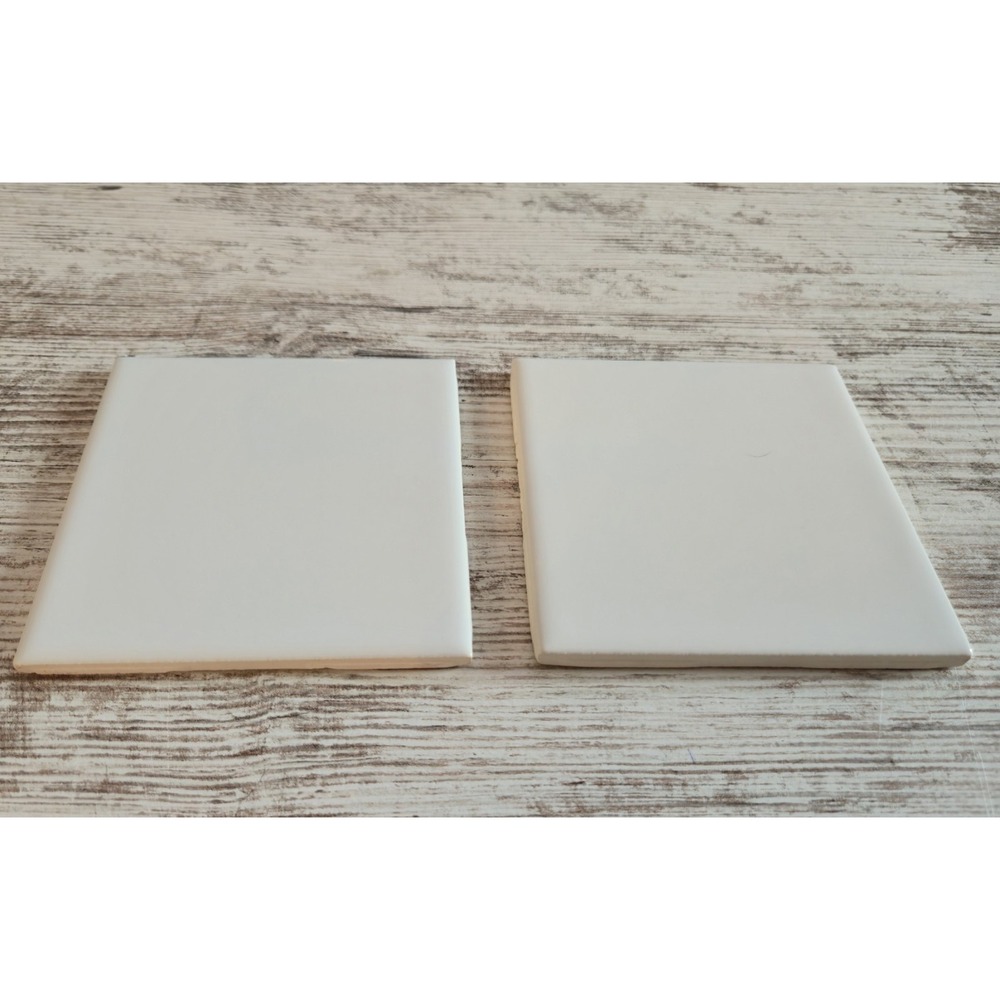 Vintage Florida Tile Sample Chips Lot Glacier White 10030 New White 100 Gloss
